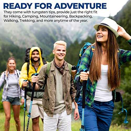 Collapsible Trekking Poles – Lightweight & Adjustable (Set of 2)