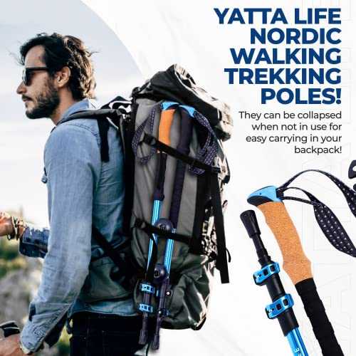 Collapsible Trekking Poles – Lightweight & Adjustable (Set of 2)
