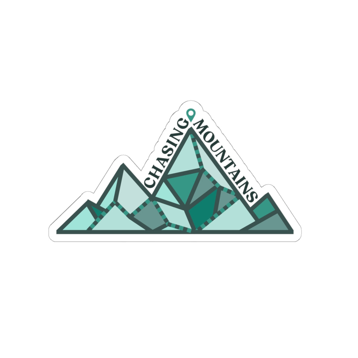 Chasing Mountains Kiss-Cut Sticker – 3" or 6"
