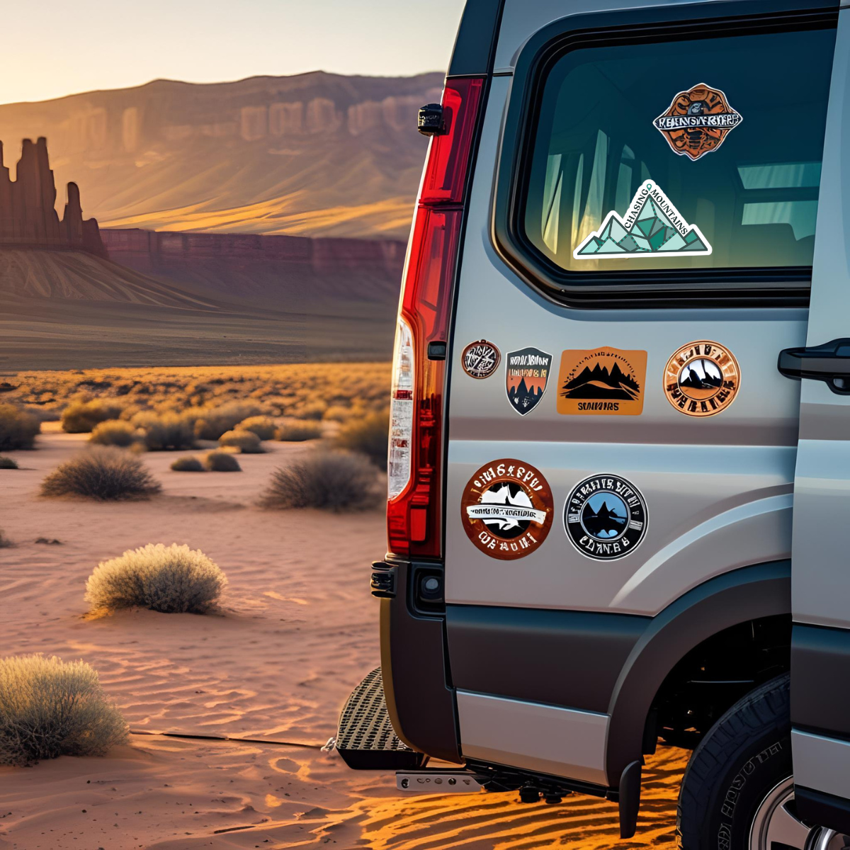 Chasing Mountains Kiss-Cut Sticker – 3" or 6"